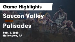 Saucon Valley  vs Palisades  Game Highlights - Feb. 4, 2020