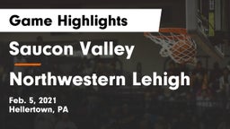 Saucon Valley  vs Northwestern Lehigh  Game Highlights - Feb. 5, 2021