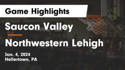 Saucon Valley  vs Northwestern Lehigh  Game Highlights - Jan. 4, 2024