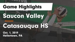 Saucon Valley  vs Catasauqua HS Game Highlights - Oct. 1, 2019
