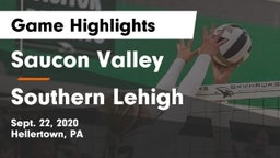 Saucon Valley  vs Southern Lehigh  Game Highlights - Sept. 22, 2020
