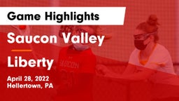 Saucon Valley  vs Liberty  Game Highlights - April 28, 2022