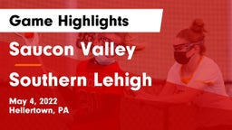 Saucon Valley  vs Southern Lehigh  Game Highlights - May 4, 2022