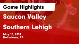 Saucon Valley  vs Southern Lehigh  Game Highlights - May 10, 2024