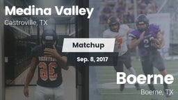 Matchup: Medina Valley High vs. Boerne  2017