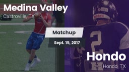 Matchup: Medina Valley High vs. Hondo  2017