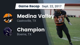 Recap: Medina Valley  vs. Champion  2017