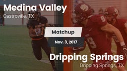 Matchup: Medina Valley High vs. Dripping Springs  2017