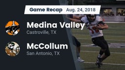 Recap: Medina Valley  vs. McCollum  2018