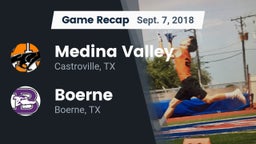 Recap: Medina Valley  vs. Boerne  2018