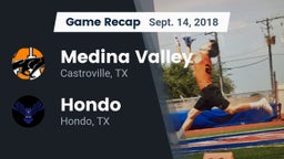 Recap: Medina Valley  vs. Hondo  2018