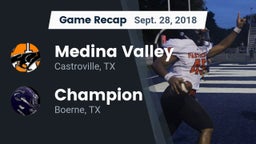 Recap: Medina Valley  vs. Champion  2018