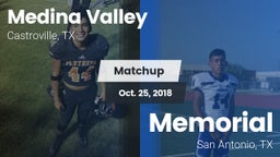 Matchup: Medina Valley High vs. Memorial  2018