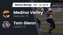 Recap: Medina Valley  vs. Tom Glenn  2018