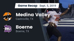 Recap: Medina Valley  vs. Boerne  2019