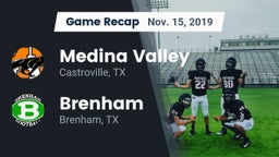 Recap: Medina Valley  vs. Brenham  2019