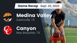 Recap: Medina Valley  vs. Canyon  2020