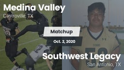 Matchup: Medina Valley High vs. Southwest Legacy  2020