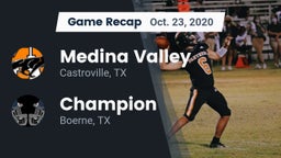 Recap: Medina Valley  vs. Champion  2020