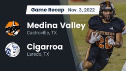 Recap: Medina Valley  vs. Cigarroa  2022