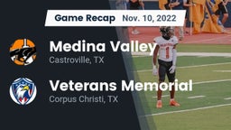 Recap: Medina Valley  vs. Veterans Memorial  2022