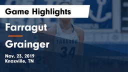 Farragut  vs Grainger  Game Highlights - Nov. 23, 2019