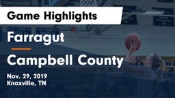 Farragut  vs Campbell County  Game Highlights - Nov. 29, 2019