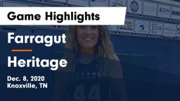 Farragut  vs Heritage  Game Highlights - Dec. 8, 2020