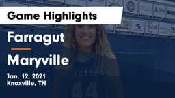 Farragut  vs Maryville  Game Highlights - Jan. 12, 2021