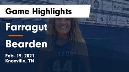 Farragut  vs Bearden  Game Highlights - Feb. 19, 2021