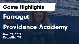 Farragut  vs Providence Academy Game Highlights - Nov. 22, 2021