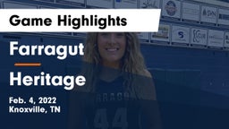 Farragut  vs Heritage  Game Highlights - Feb. 4, 2022