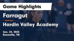 Farragut  vs Hardin Valley Academy Game Highlights - Jan. 24, 2023