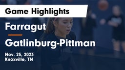 Farragut  vs Gatlinburg-Pittman  Game Highlights - Nov. 25, 2023