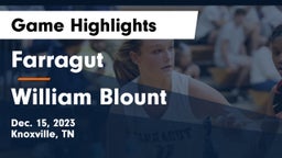 Farragut  vs William Blount  Game Highlights - Dec. 15, 2023
