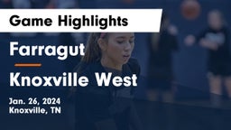 Farragut  vs Knoxville West  Game Highlights - Jan. 26, 2024