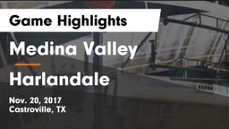 Medina Valley  vs Harlandale  Game Highlights - Nov. 20, 2017
