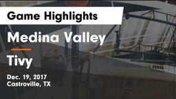 Medina Valley  vs Tivy  Game Highlights - Dec. 19, 2017