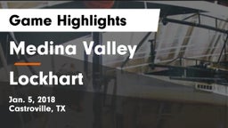 Medina Valley  vs Lockhart  Game Highlights - Jan. 5, 2018