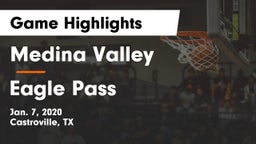 Medina Valley  vs Eagle Pass  Game Highlights - Jan. 7, 2020