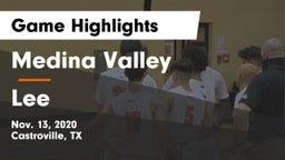 Medina Valley  vs Lee  Game Highlights - Nov. 13, 2020