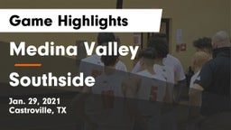 Medina Valley  vs Southside  Game Highlights - Jan. 29, 2021