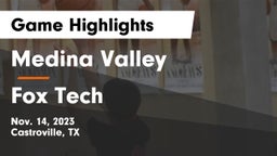 Medina Valley  vs Fox Tech  Game Highlights - Nov. 14, 2023