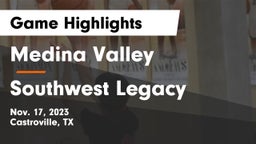 Medina Valley  vs Southwest Legacy  Game Highlights - Nov. 17, 2023