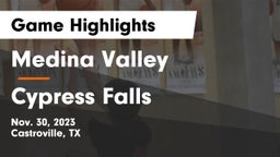 Medina Valley  vs Cypress Falls  Game Highlights - Nov. 30, 2023