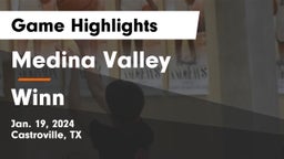 Medina Valley  vs Winn  Game Highlights - Jan. 19, 2024