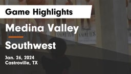 Medina Valley  vs Southwest  Game Highlights - Jan. 26, 2024