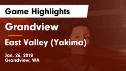 Grandview  vs East Valley  (Yakima) Game Highlights - Jan. 26, 2018