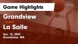 Grandview  vs La Salle Game Highlights - Jan. 15, 2022