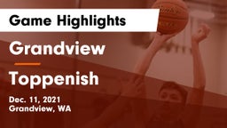 Grandview  vs Toppenish  Game Highlights - Dec. 11, 2021